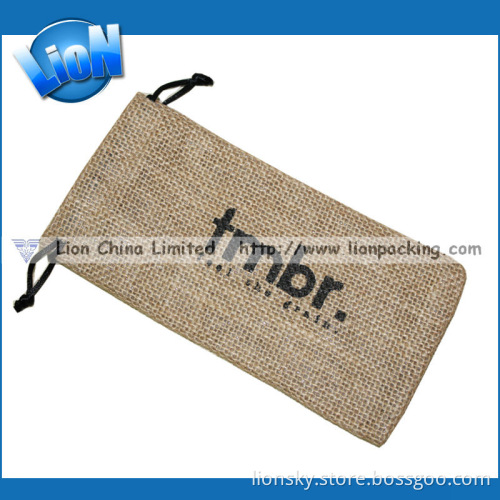 Eco-Friendly High Density Drawstring Jute Burlap Bag for Anniversary Gifts (E-070)